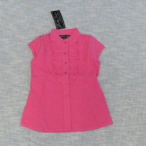 Gretty Zueger Girl's Embroidered Top Size 6